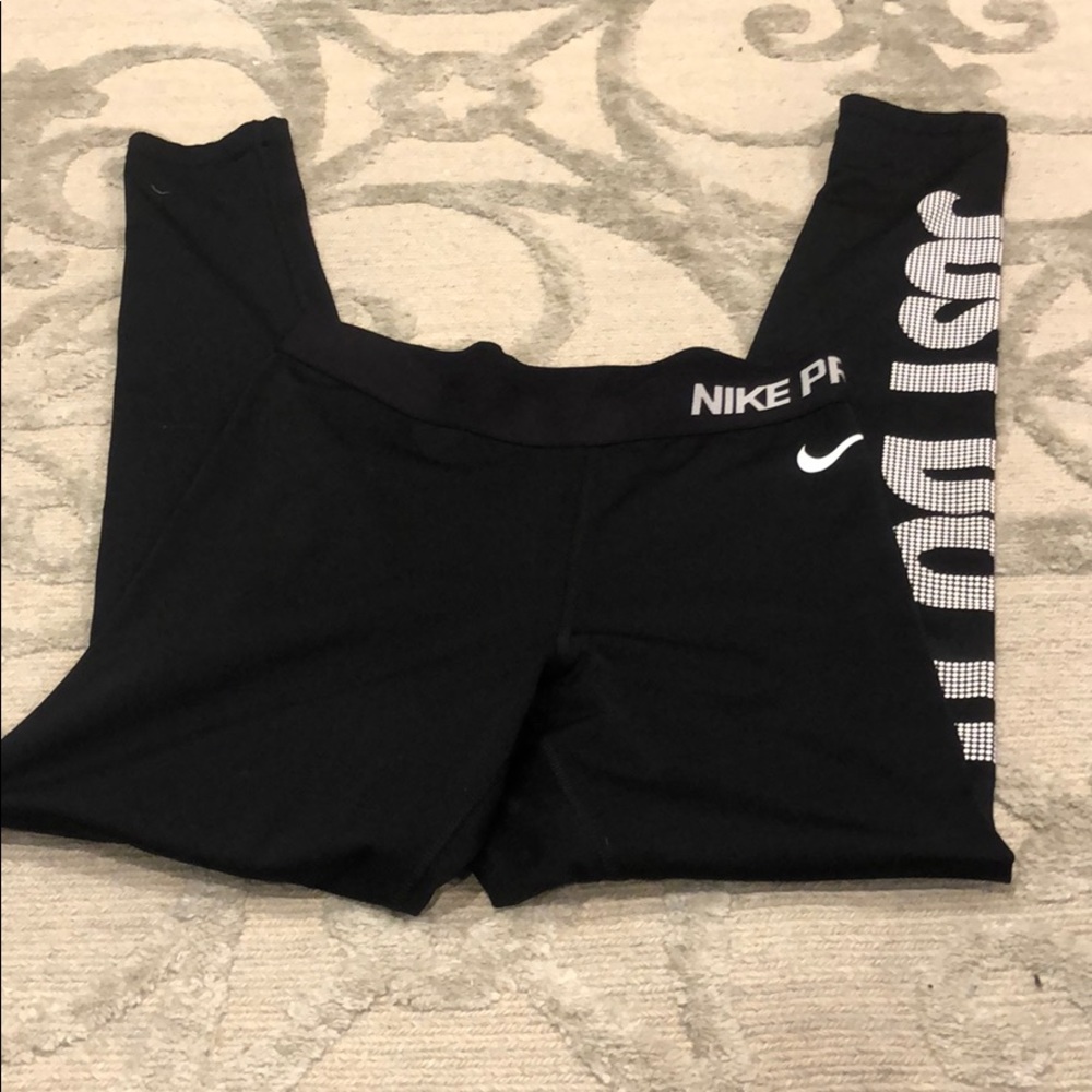 Black nike pro leggings